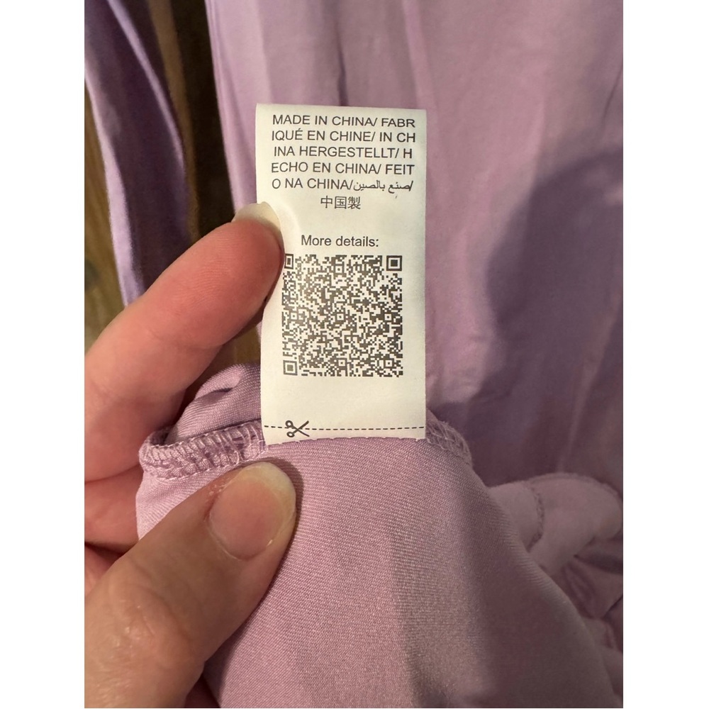 Light Purple Frill Trim Fish Tail Bodycon Dress - Picture 6 of 7